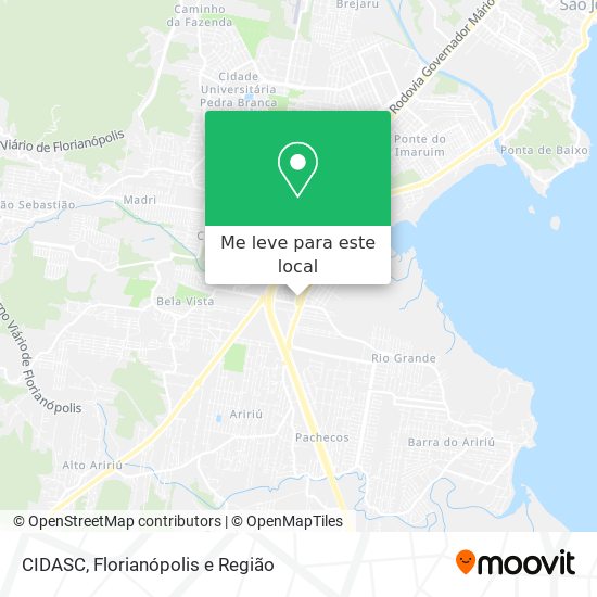 CIDASC mapa
