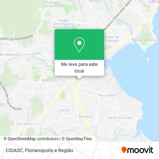 CIDASC mapa