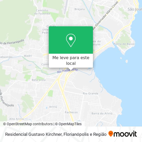 Residencial Gustavo Kirchner mapa