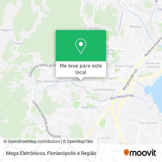 Mega Eletrônicos mapa