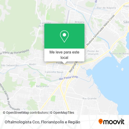 Oftalmologista Cco mapa