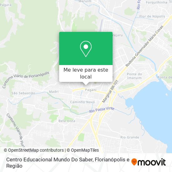 Centro Educacional Mundo Do Saber mapa