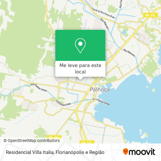 Residencial Villa Italia mapa