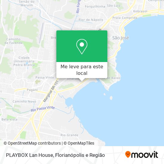 PLAYBOX Lan House mapa