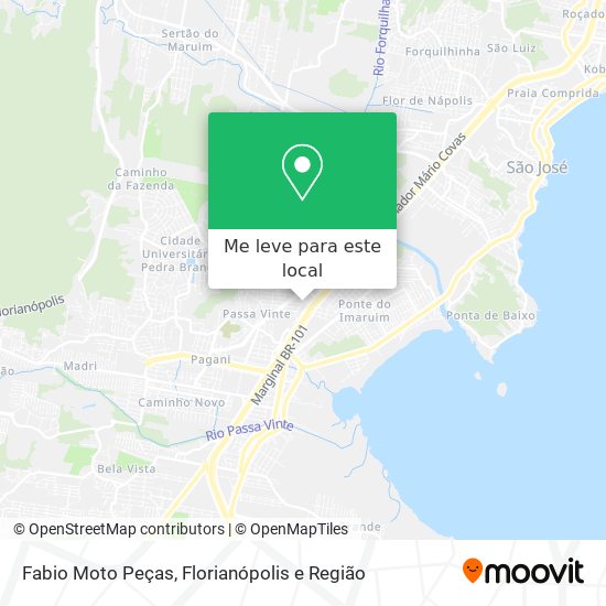 Fabio Moto Peças mapa