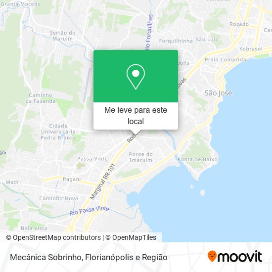 Mecânica Sobrinho mapa
