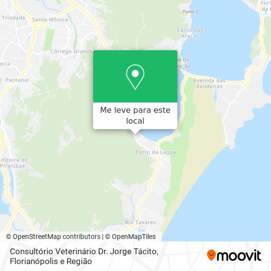 Consultório Veterinário Dr. Jorge Tácito mapa