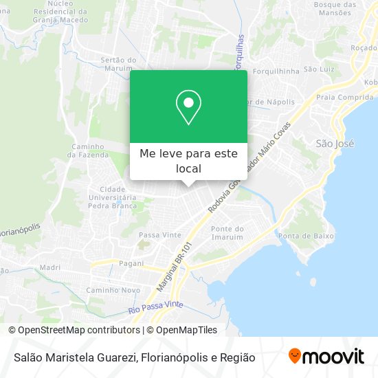 Salão Maristela Guarezi mapa