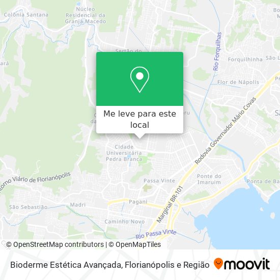 Bioderme Estética Avançada mapa