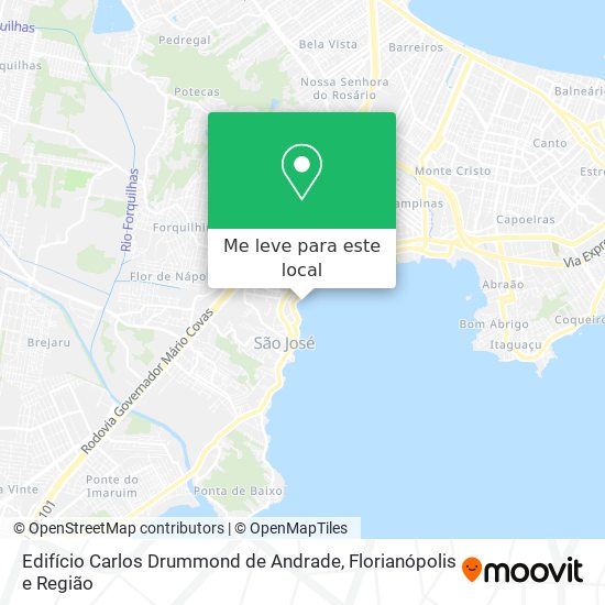 Edifício Carlos Drummond de Andrade mapa