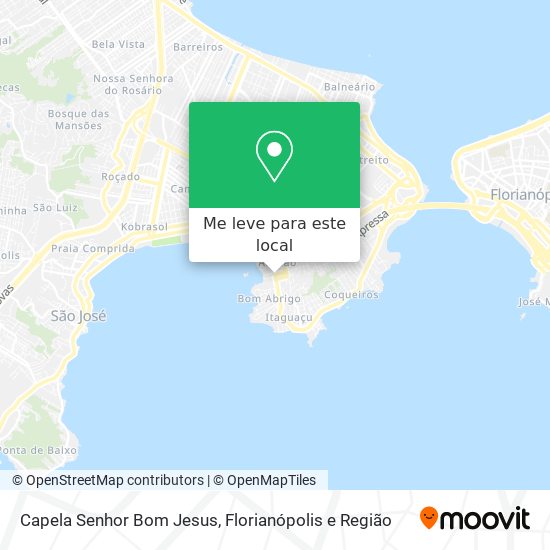 Capela Senhor Bom Jesus mapa