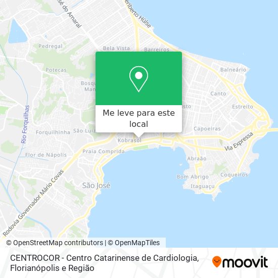 CENTROCOR - Centro Catarinense de Cardiologia mapa