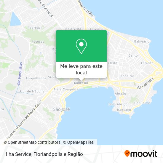 Ilha Service mapa