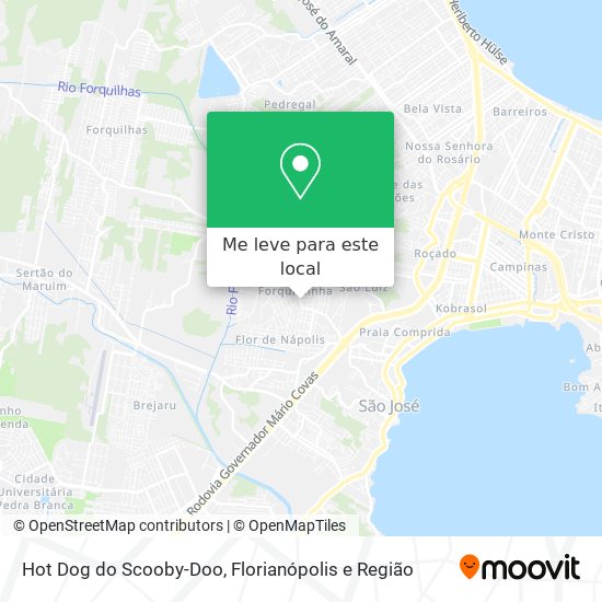 Hot Dog do Scooby-Doo mapa