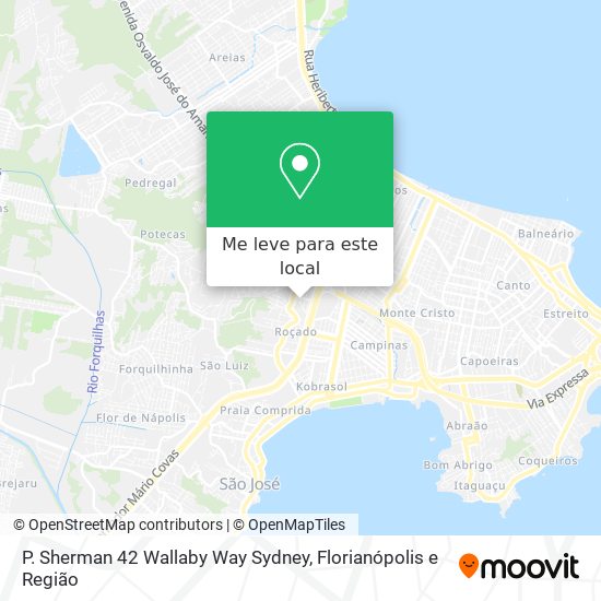P. Sherman 42 Wallaby Way Sydney mapa