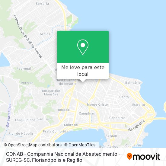 CONAB - Companhia Nacional de Abastecimento - SUREG-SC mapa