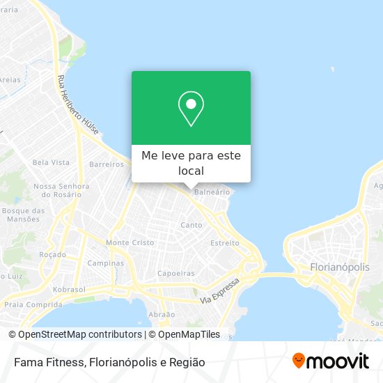 Fama Fitness mapa