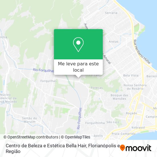 Centro de Beleza e Estética Bella Hair mapa