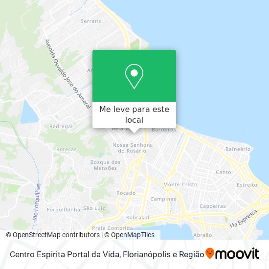 Centro Espirita Portal da Vida mapa