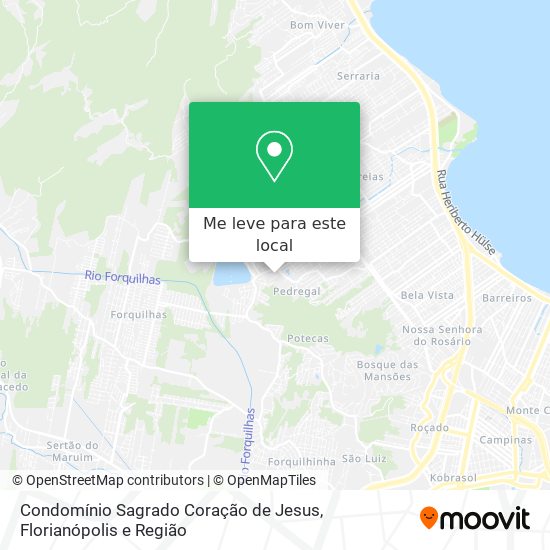 Condomínio Sagrado Coração de Jesus mapa