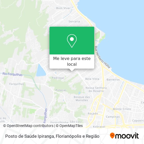 Posto de Saúde Ipiranga mapa