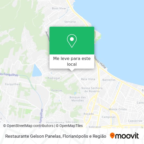 Restaurante Gelson Panelas mapa