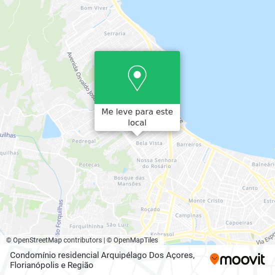 Condomínio residencial  Arquipélago Dos Açores mapa