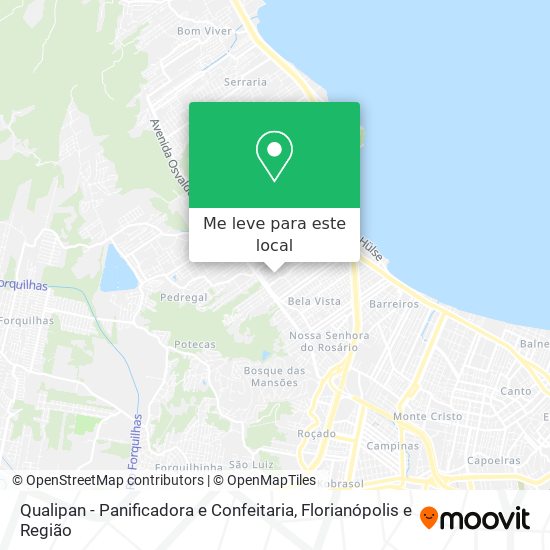 Qualipan - Panificadora e Confeitaria mapa