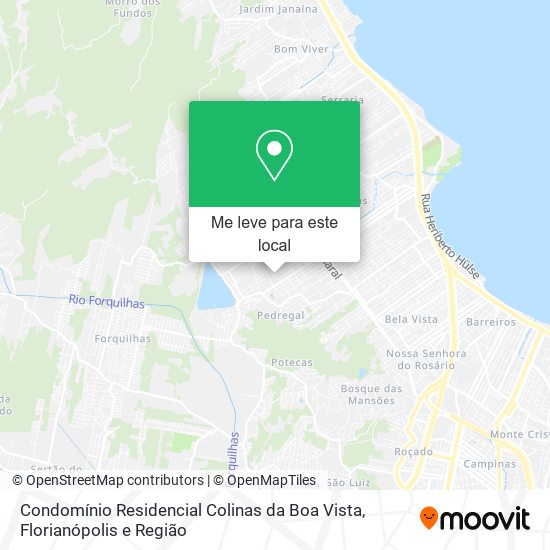 Condomínio Residencial Colinas da Boa Vista mapa