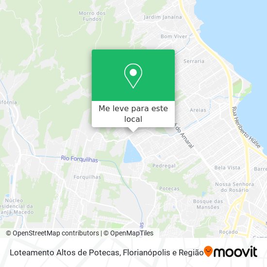 Loteamento Altos de Potecas mapa