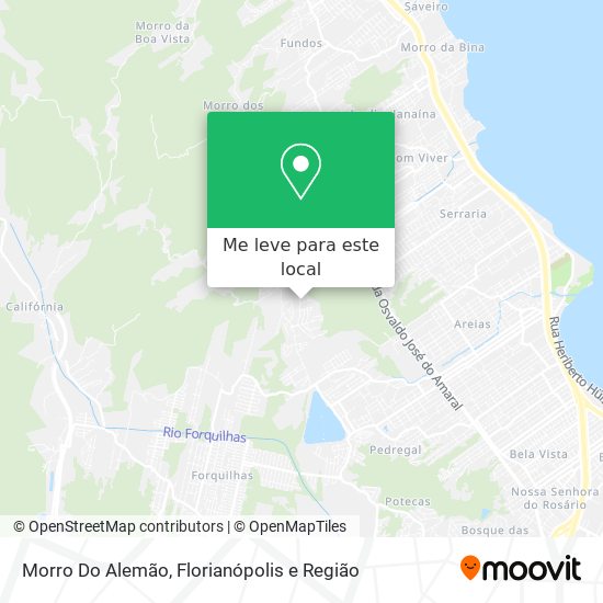 Morro Do Alemão mapa