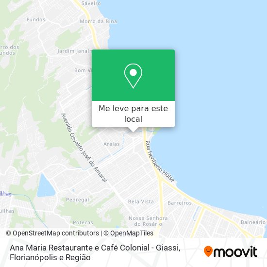 Ana Maria Restaurante e Café Colonial - Giassi mapa