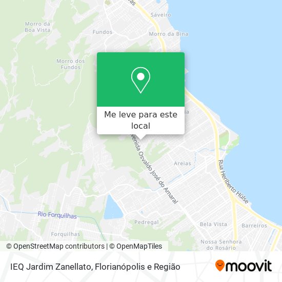 IEQ Jardim Zanellato mapa