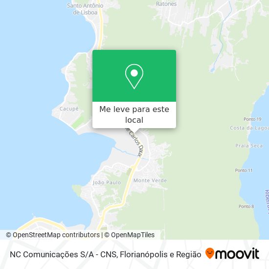 NC Comunicações S/A - CNS mapa