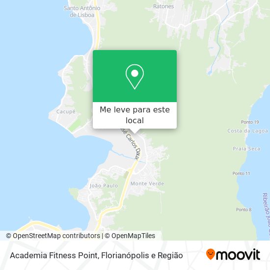 Academia Fitness Point mapa