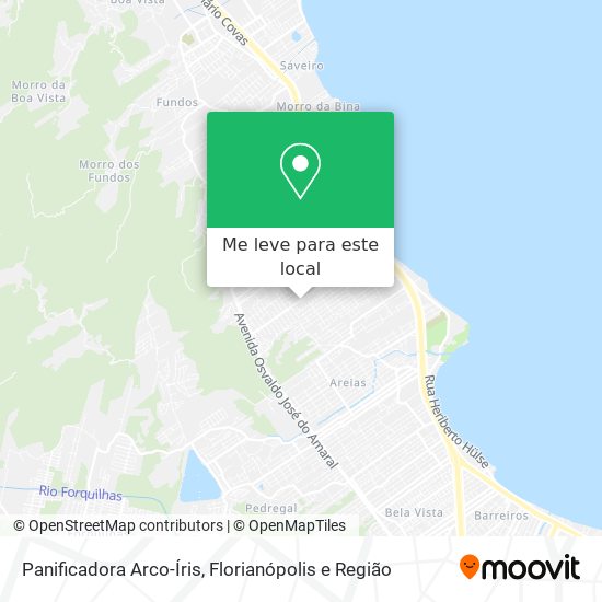 Panificadora Arco-Íris mapa