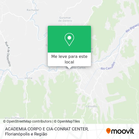ACADEMIA CORPO E CIA-CONRAT CENTER mapa
