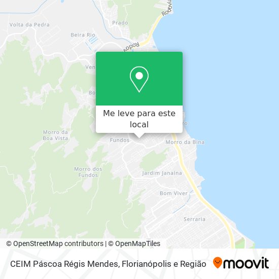 CEIM Páscoa Régis Mendes mapa