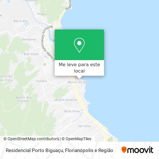 Residencial Porto Biguaçu mapa
