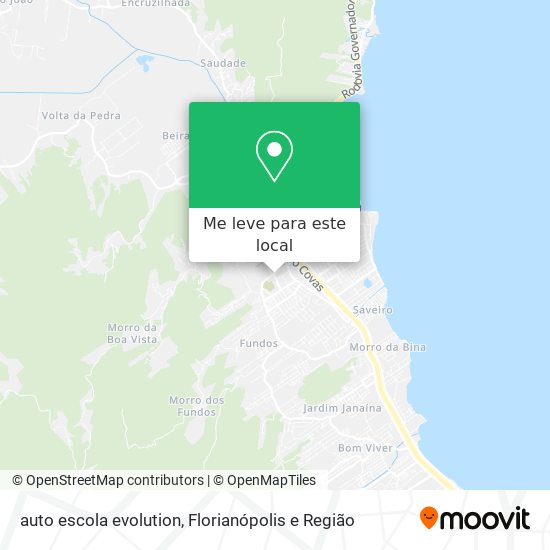 auto escola evolution mapa