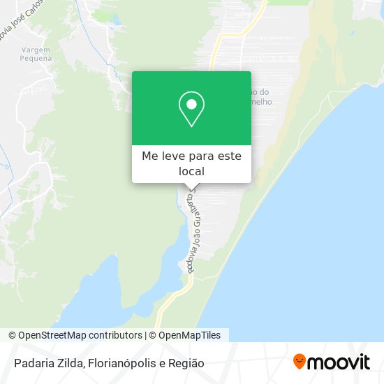 Padaria Zilda mapa