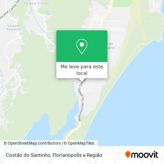 Costão do Santinho mapa