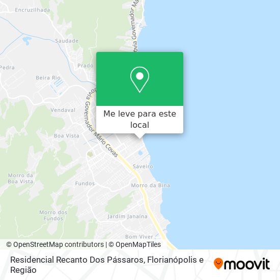 Residencial Recanto Dos Pássaros mapa