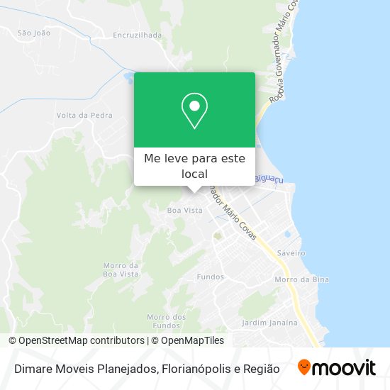 Dimare Moveis Planejados mapa