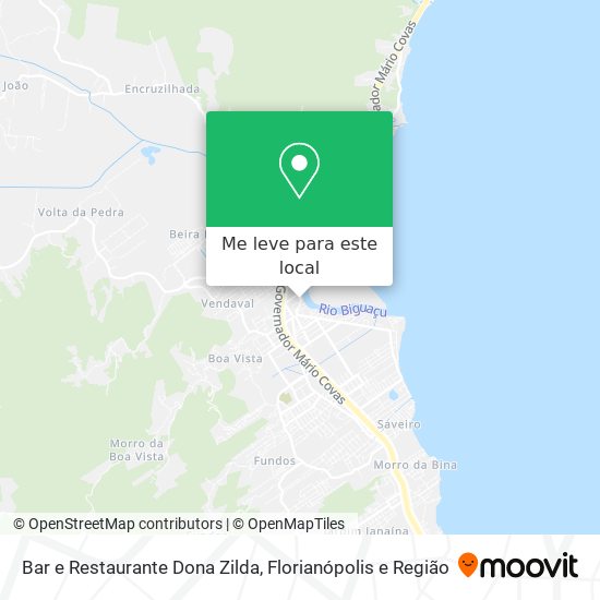 Bar e Restaurante Dona Zilda mapa