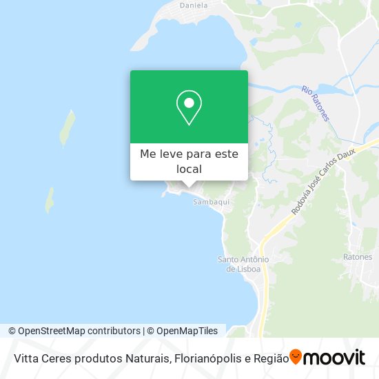 Vitta Ceres produtos Naturais mapa