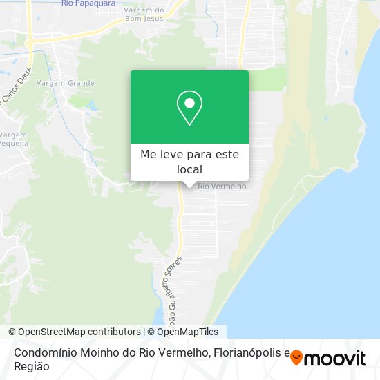 Condomínio Moinho do Rio Vermelho mapa