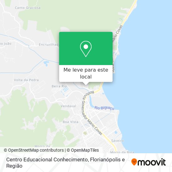 Centro Educacional Conhecimento mapa