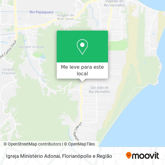 Igreja Ministério Adonai mapa