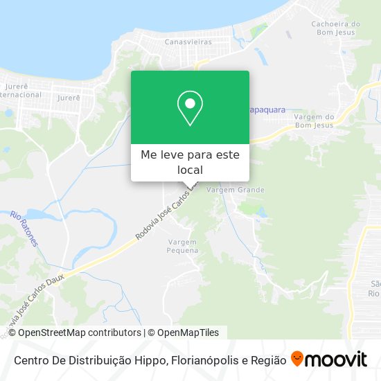 Centro De Distribuição Hippo mapa
